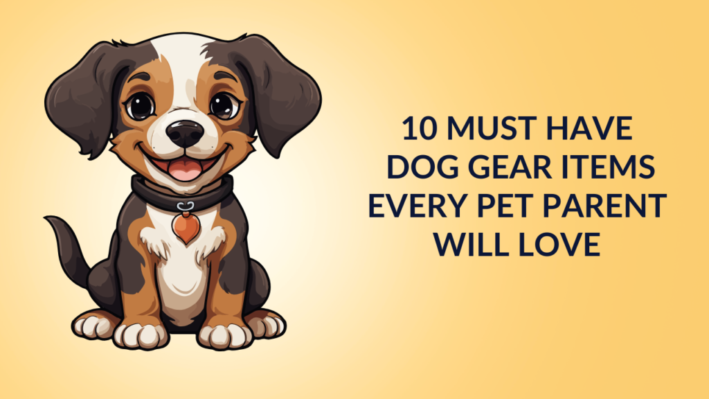 10 Must Have Dog Gear Items Every Pet Parent Will Love