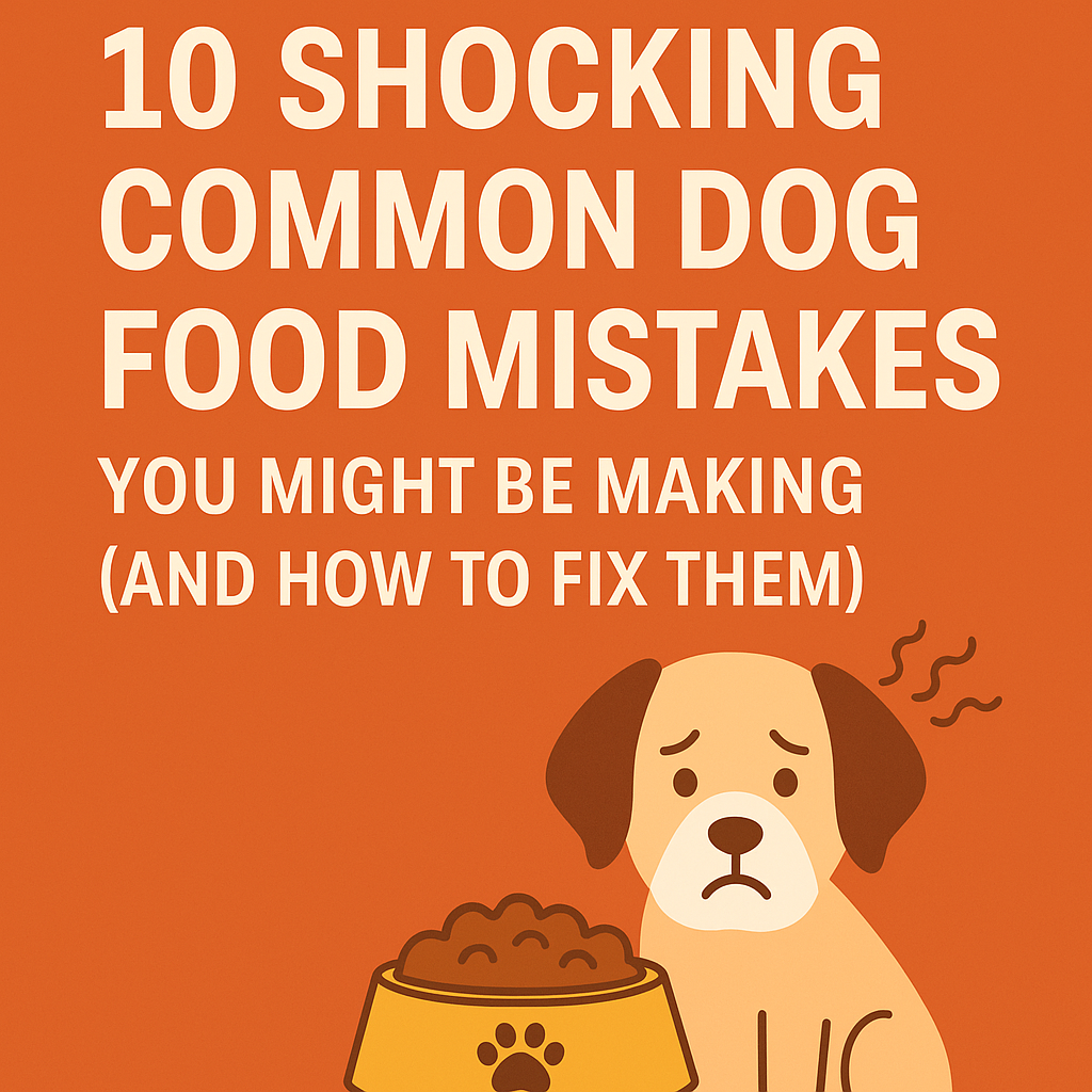 10 Shocking Common Dog Food Mistakes You Might Be Making